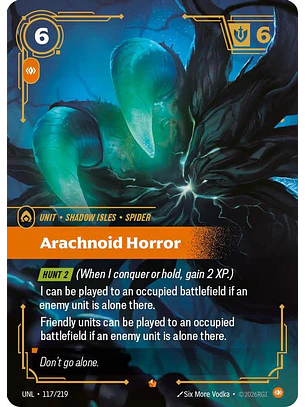 117/219 Epic Arachnoid Horror