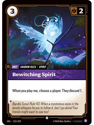 121/219 C Bewitching Spirit