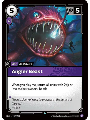 132/219 U Angler Beast