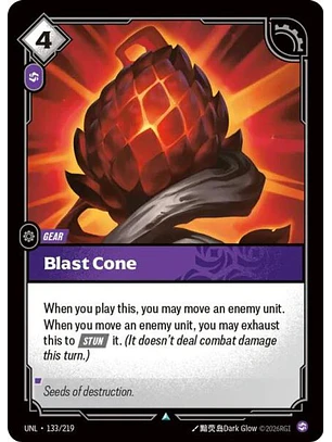 133/219 U Blast Cone