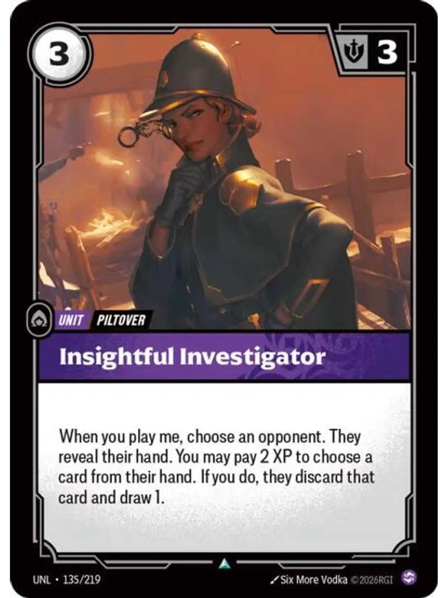 135/219 U Insightful Investigator 1