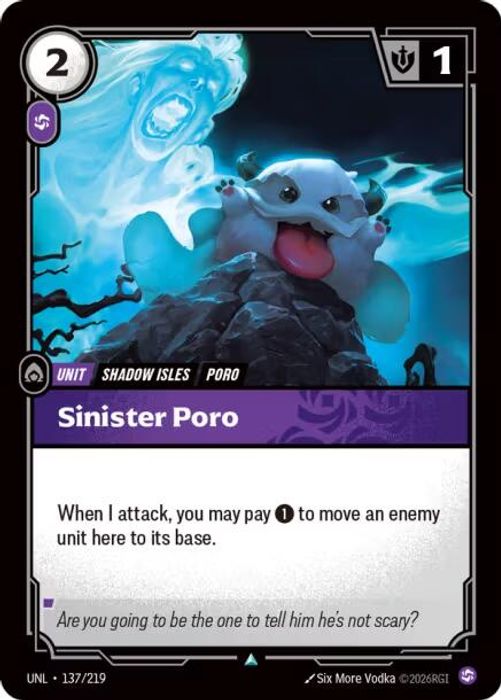 137/219 U Sinister Poro