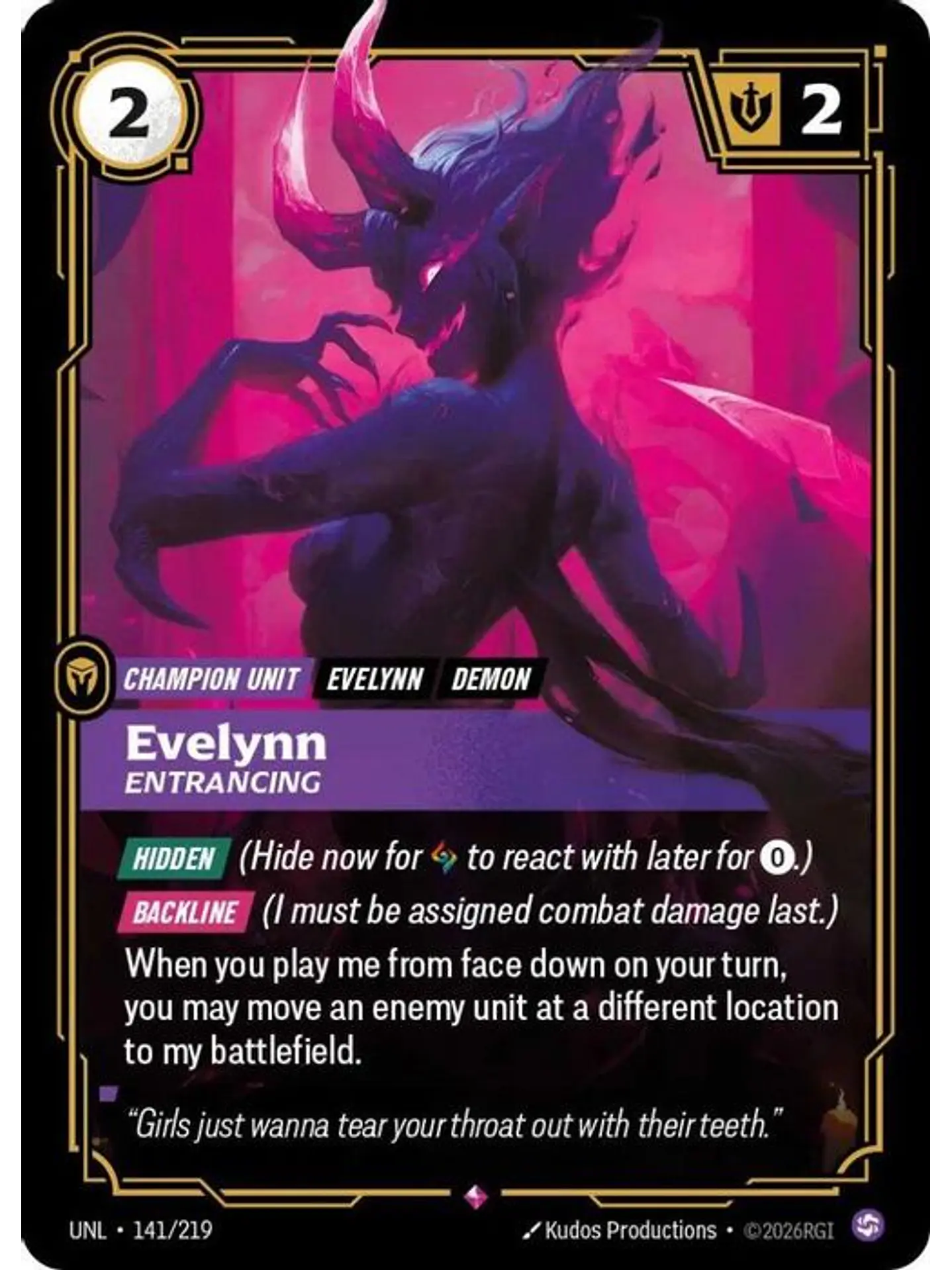 141/219 R Evelynn - Entrancing 1