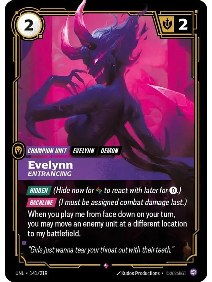 141/219 R Evelynn - Entrancing 1