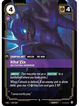 143/219 R Kha'Zix - Mutating Horror