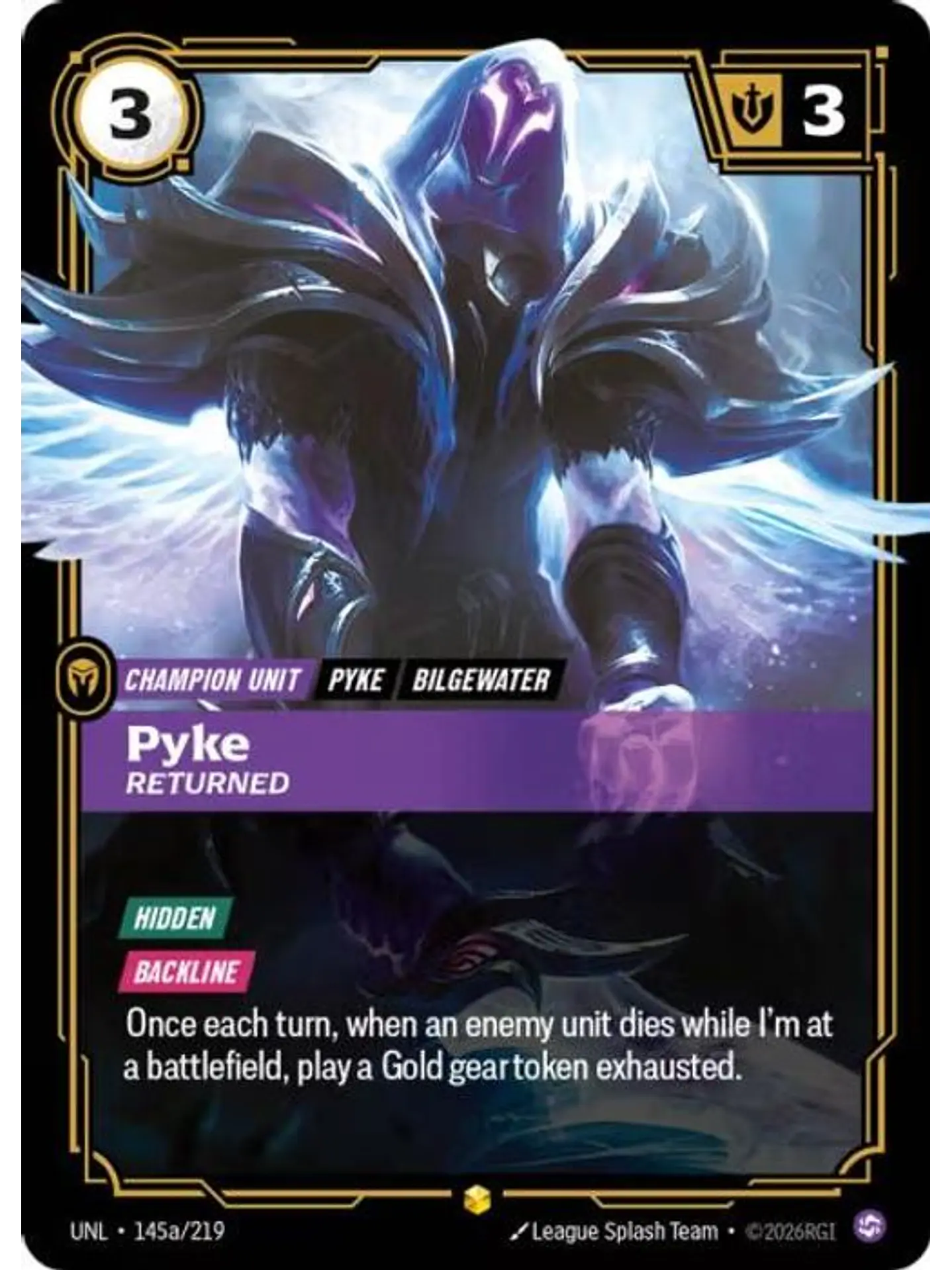 145a/219 (Alternate Art) Pyke - Returned 1