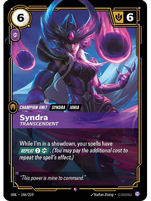 146/219 R Syndra - Transcendent