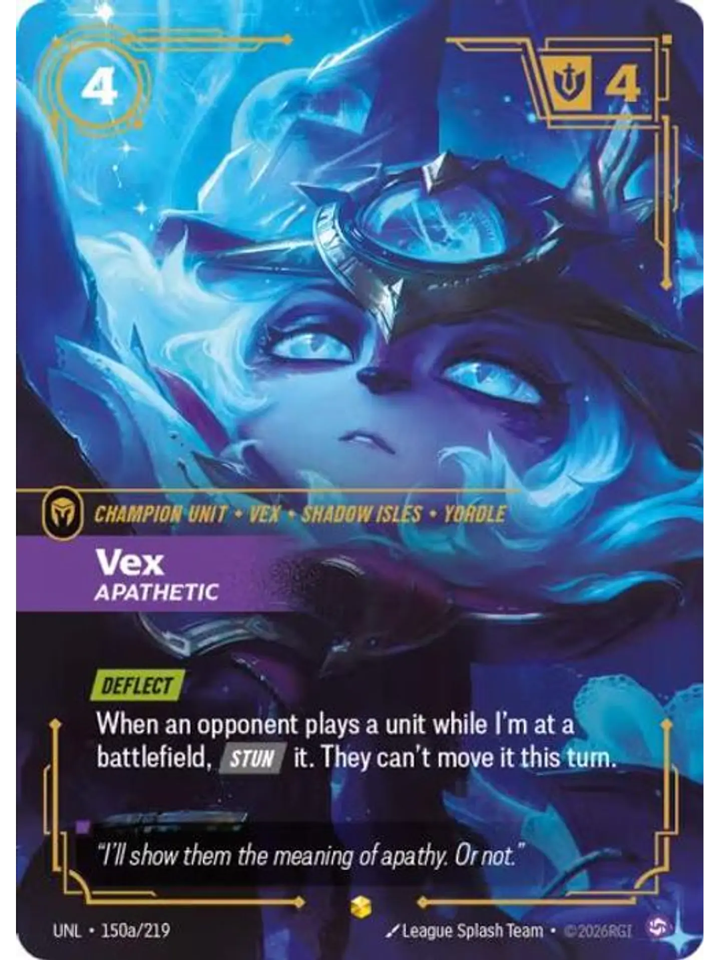 150a/219 (Alternate Art) Vex - Apathetic 1