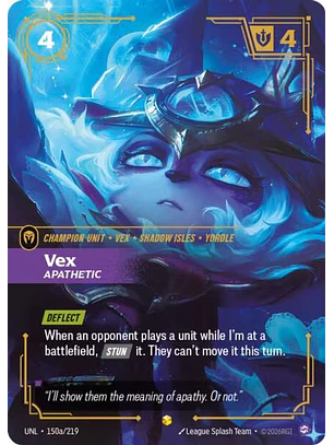 150a/219 (Alternate Art) Vex - Apathetic