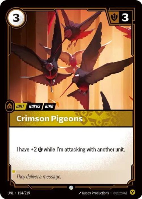 154/219 C rimson Pigeons