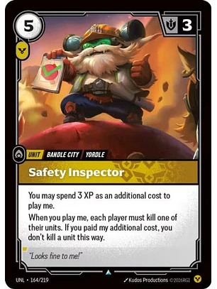 164/219 U Safety Inspector
