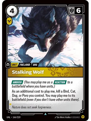 166/219 U Stalking Wolf