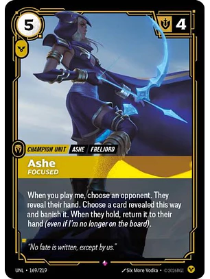 169/219 R Ashe - Focused