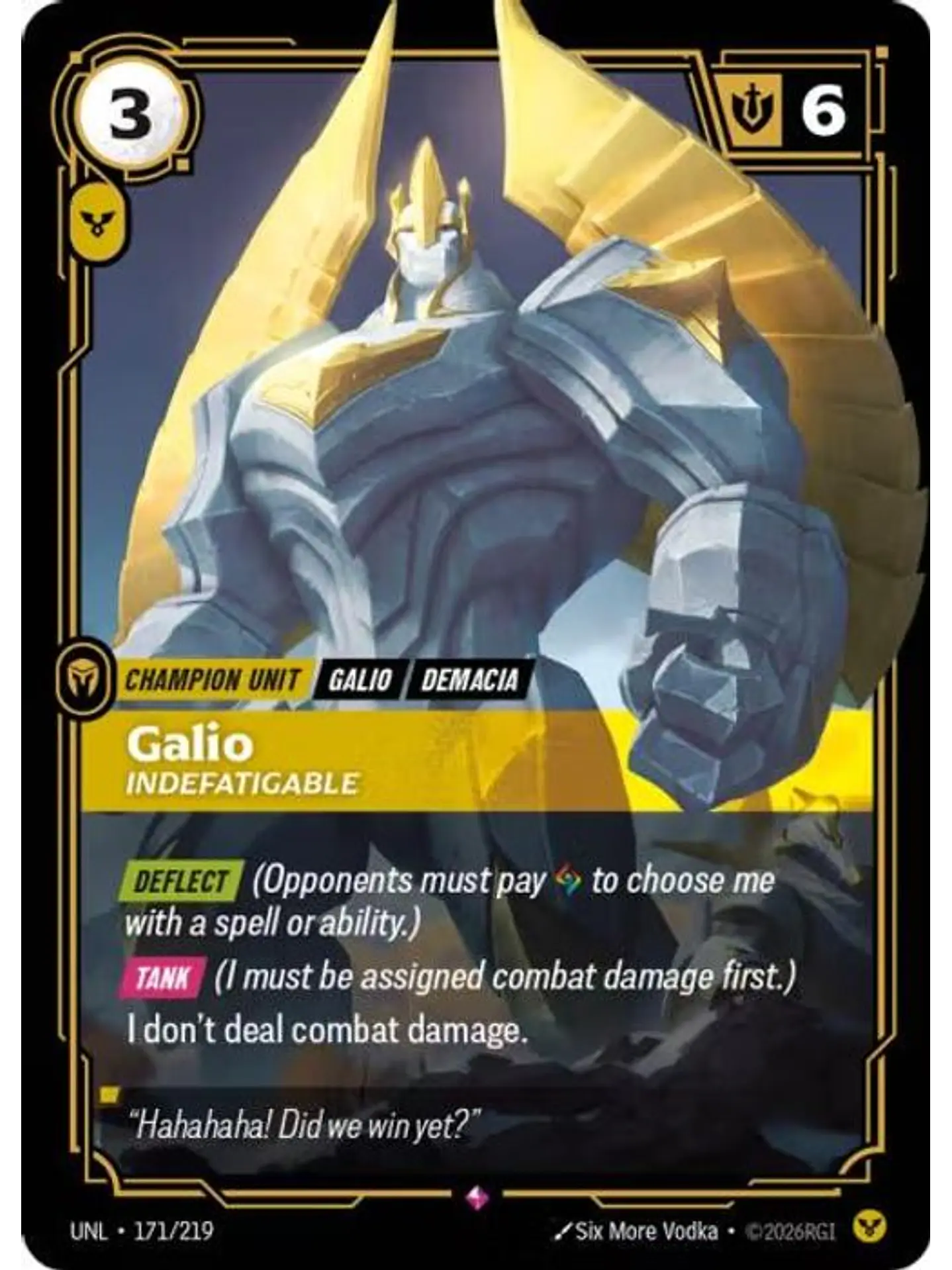 171/219 R Galio - Indefatigable 1