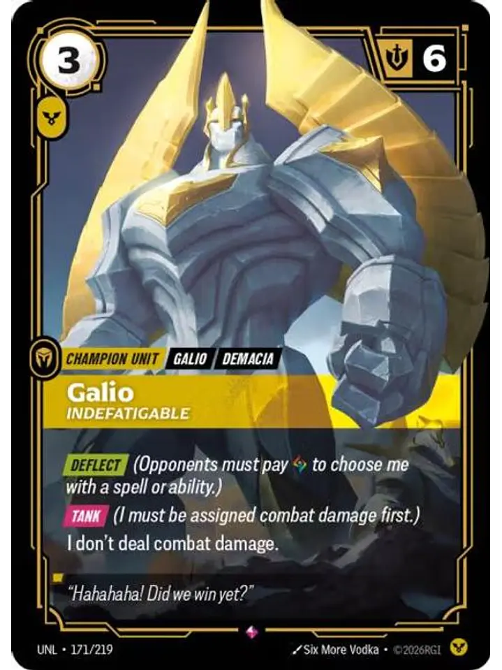 171/219 R Galio - Indefatigable 1