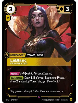 172/219 R LeBlanc - Fragmented