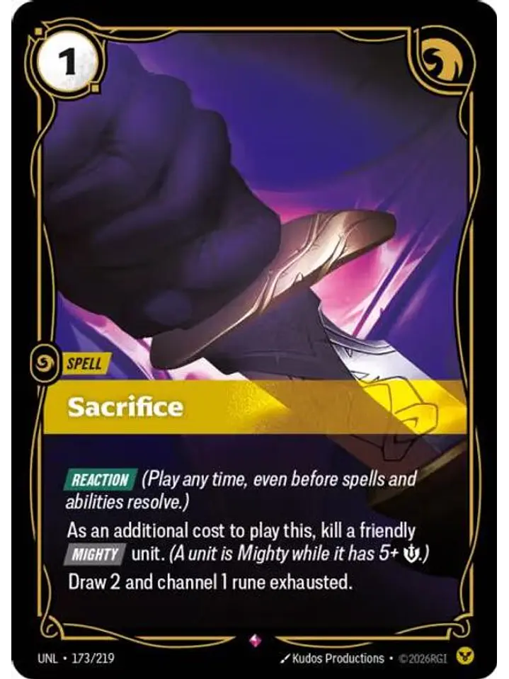 173/219 R Sacrifice 1