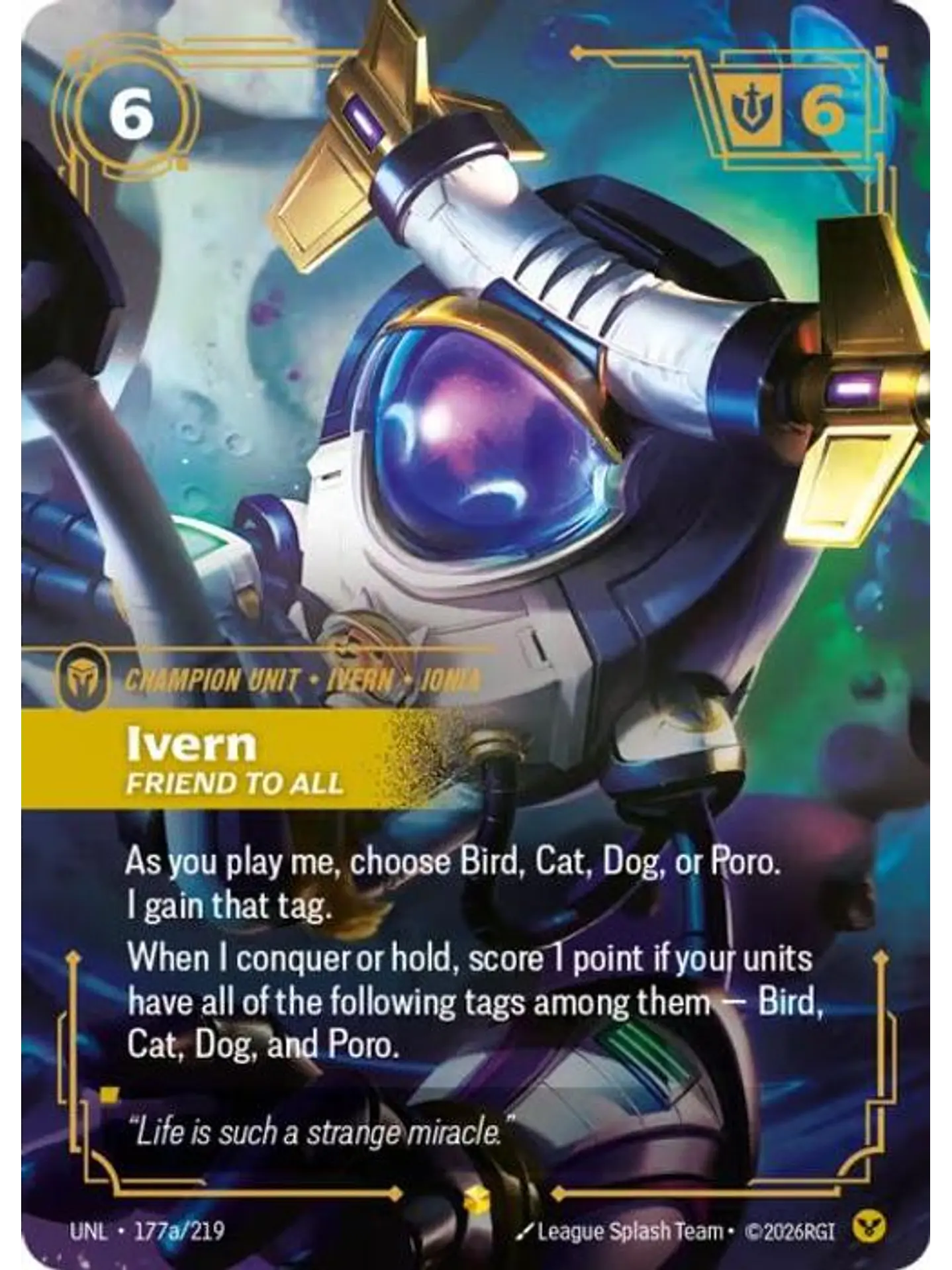 177a/219 (Alternate Art) Ivern - Friend to All 1
