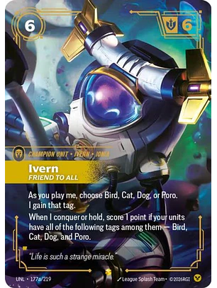 177a/219 (Alternate Art) Ivern - Friend to All