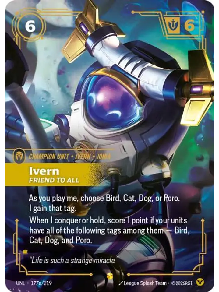 177a/219 (Alternate Art) Ivern - Friend to All 1
