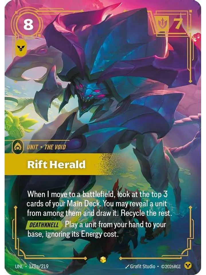 179a/219 (Alternate Art) Rift Herald 1