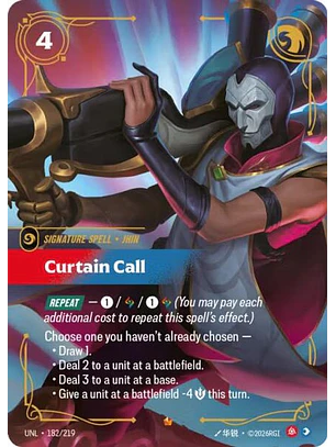 182/219 Epic Curtain Call
