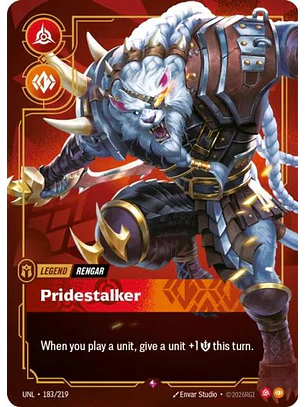 183/219 R engar - Pridestalker