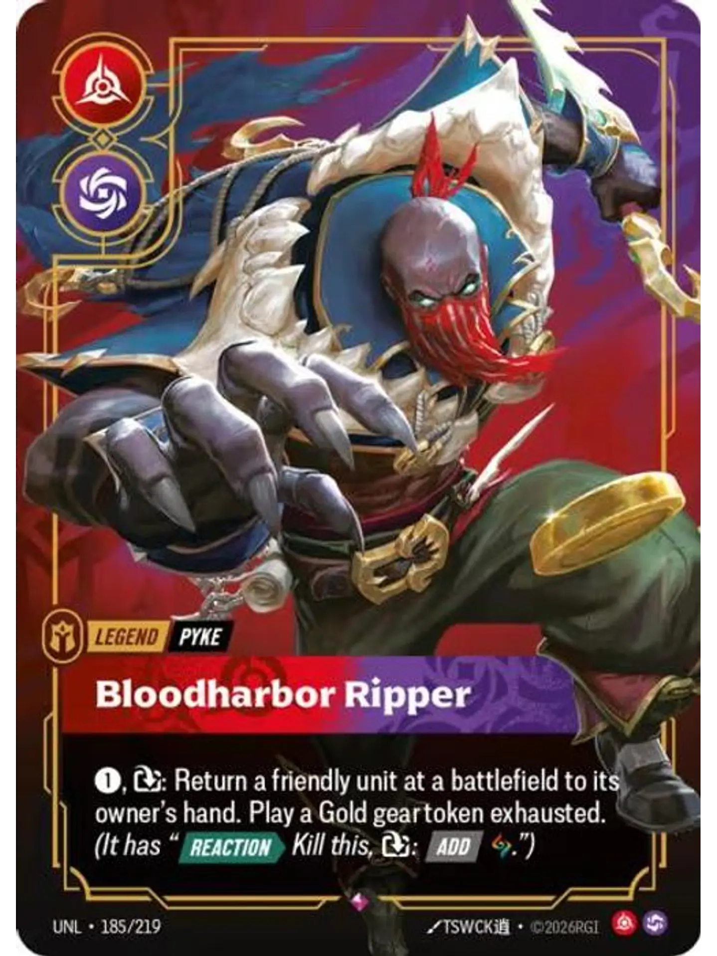 185/219 R Pyke - Bloodharbor Ripper 1