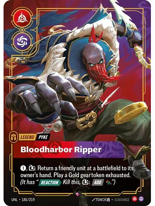 185/219 R Pyke - Bloodharbor Ripper