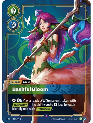 189/219 R Lillia - Bashful Bloom