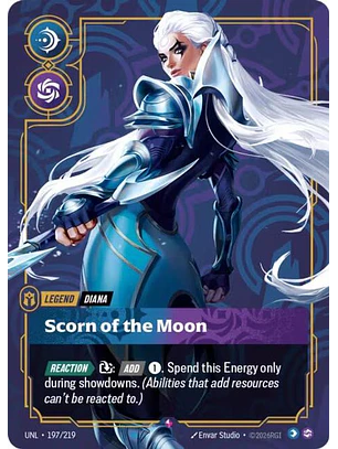 197/219 R Diana - Scorn of the Moon