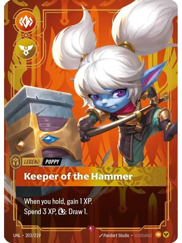 203/219 R Poppy - Keeper of the Hammer 1