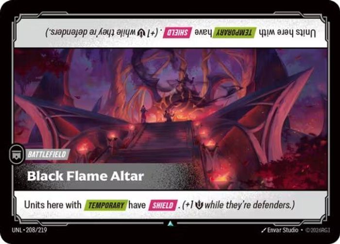 208/219 U Black Flame Altar