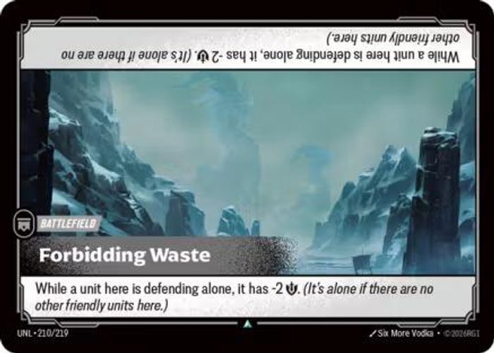 210/219 U Forbidding Waste