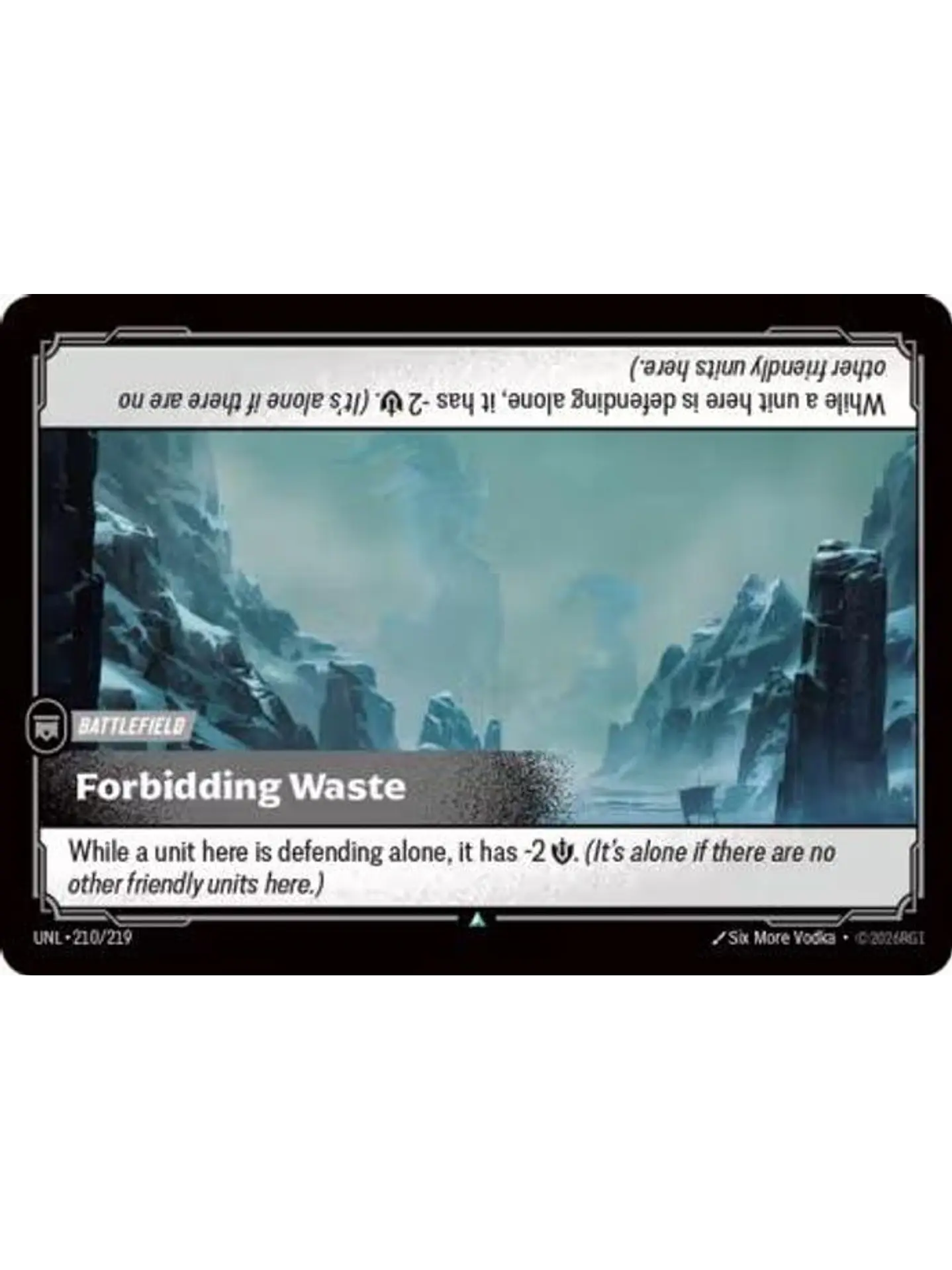 210/219 U Forbidding Waste 1