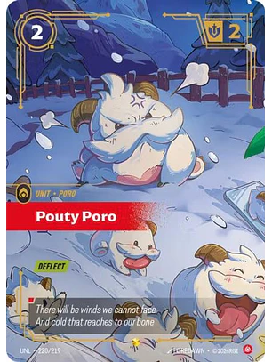 220/219 (Alternate Art) Pouty Poro (Overnumbered)