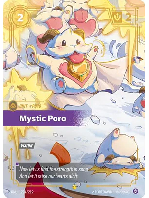 224/219 (Alternate Art) Mystic Poro (Overnumbered)