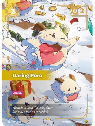 225/219 (Alternate Art) Daring Poro (Overnumbered)