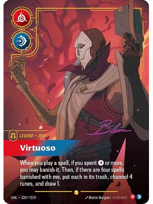 226*/219 (Alternate Art) Jhin - Virtuoso (Signature)