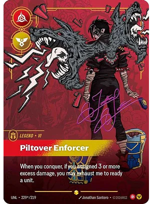 229*/219 (Alternate Art) Vi - Piltover Enforcer (Signature)
