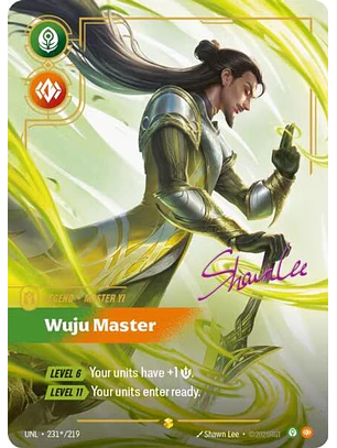 231*/219 (Alternate Art) Master Yi - Wuju Master (Signature)