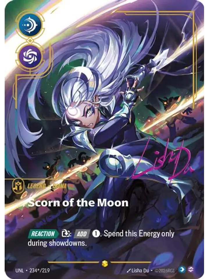234*/219 (Alternate Art) Diana - Scorn of the Moon (Signature) 1