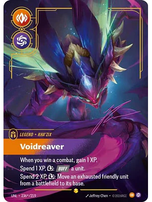 236*/219 (Alternate Art) Kha'Zix - Voidreaver (Signature)