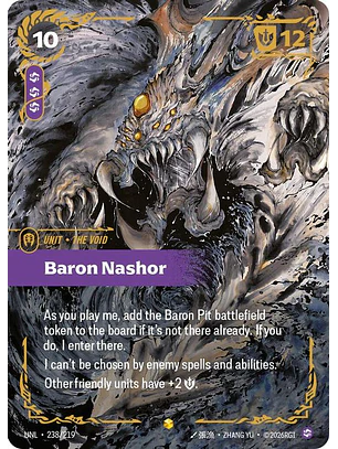238/219 (Alternate Art) Baron Nashor (Ultimate)