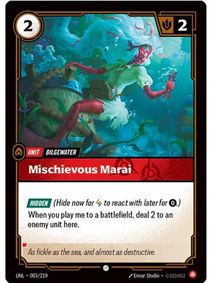 003/219 C Mischievous Marai (FOIL)