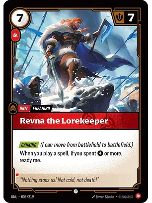005/219 C Revna the Lorekeeper (FOIL)