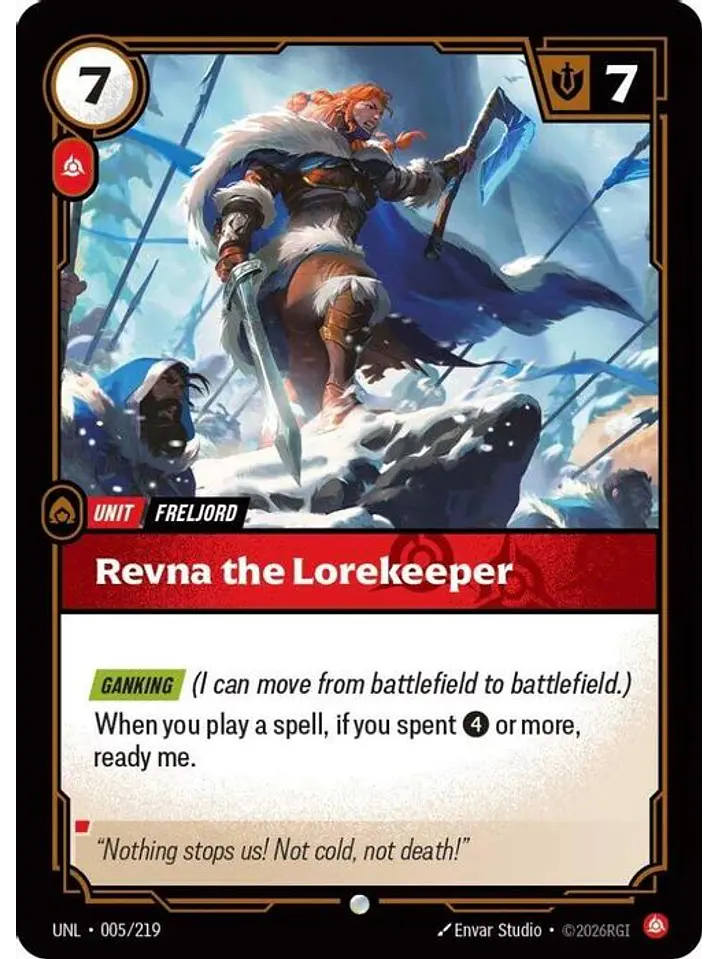 005/219 C Revna the Lorekeeper (FOIL) 1