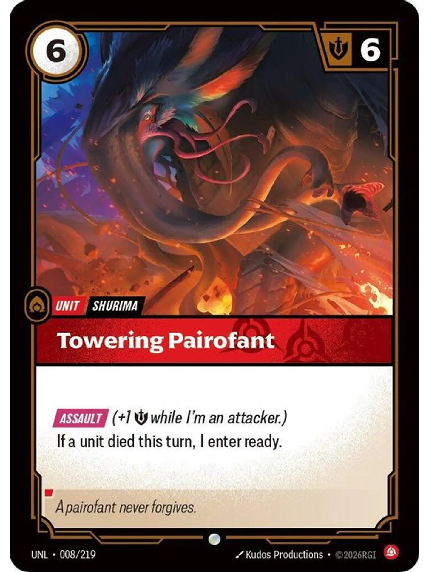 008/219 C Towering Pairofant (FOIL) 1
