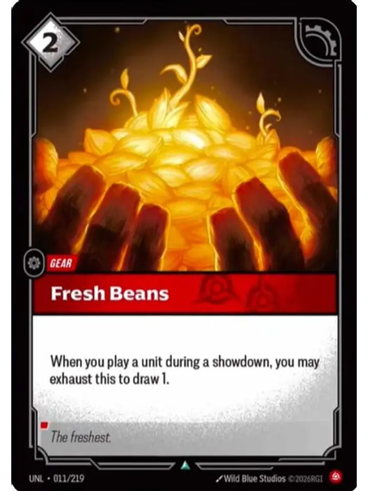 011/219 U Fresh Beans (FOIL) 1