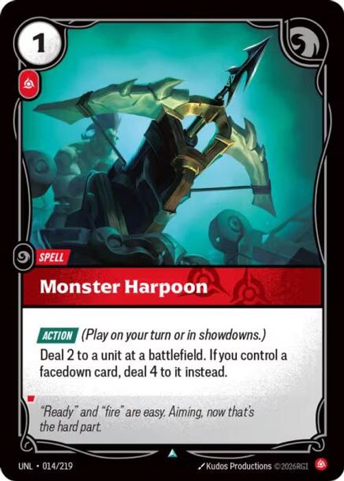 014/219 U Monster Harpoon (FOIL)